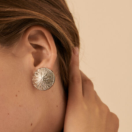 Petites boucles d'oreilles perles en argent sterling femme - Ref 29651 - Boucles  d'oreilles